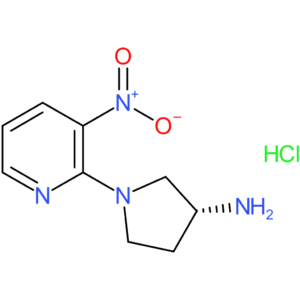 (R)-1-(3-Nitropyridin-2-yl)pyrrolidin-3-amine hydrochloride
