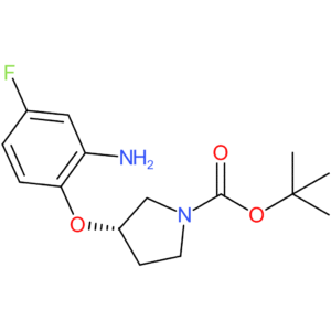 (S)-tert-Butyl 3-(2-amino-4-fluorophenoxy)pyrrolidine-1-carboxylate