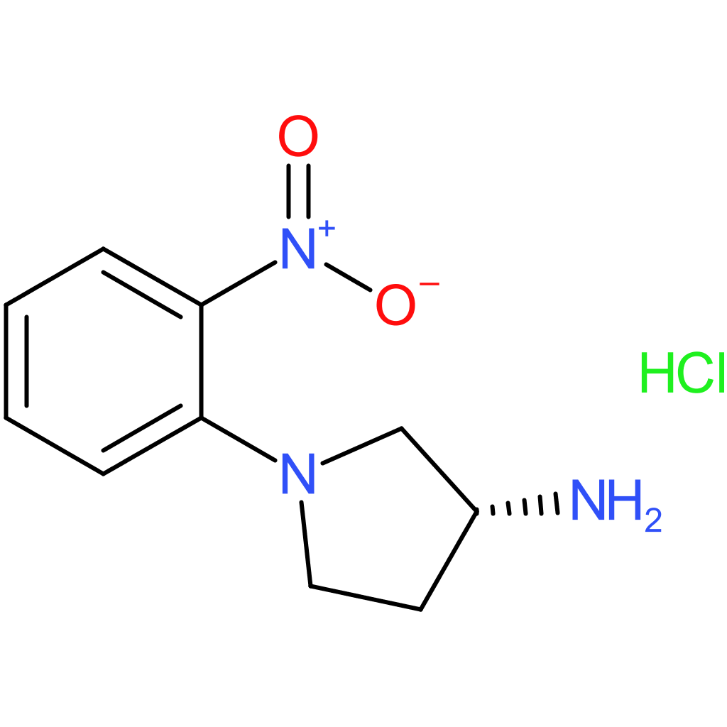 (R)-1-(2-Nitrophenyl)pyrrolidin-3-amine hydrochloride