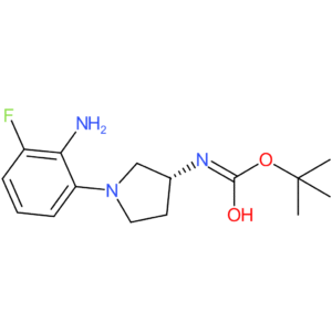 (R)-tert-Butyl 1-(2-amino-3-fluorophenyl)pyrrolidin-3-ylcarbamate