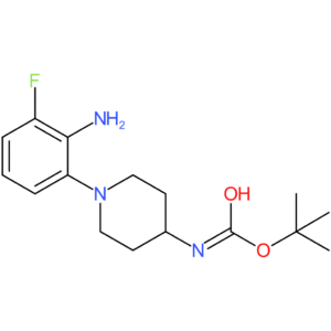 tert-Butyl 1-(2-amino-3-fluorophenyl)piperidin-4-ylcarbamate