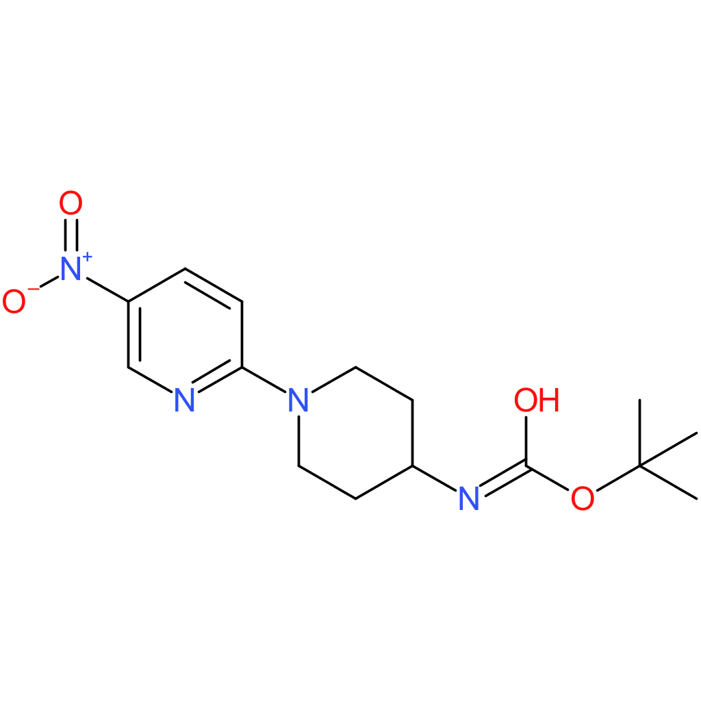 tert-Butyl 1-(5-nitropyridin-2-yl)piperidin-4-ylcarbamate