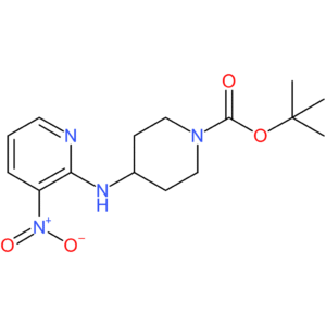 tert-Butyl 4-(3-nitropyridine-2-ylamino)piperidine-1-carboxylate