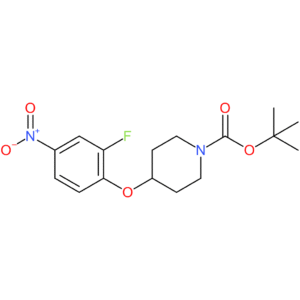 tert-Butyl 4-(2-fluoro-4-nitrophenoxy)piperidine-1-carboxylate