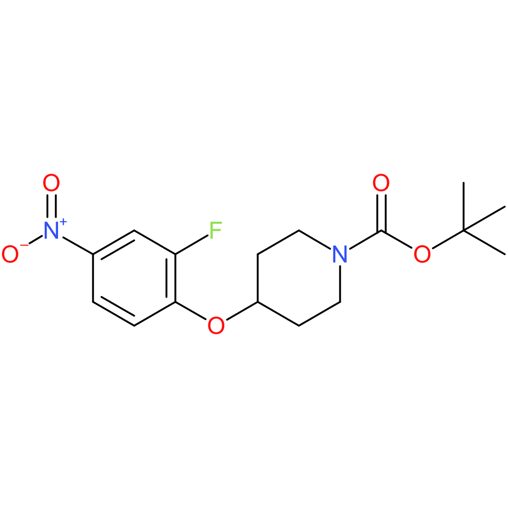 tert-Butyl 4-(2-fluoro-4-nitrophenoxy)piperidine-1-carboxylate