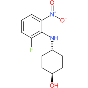(1R*,4R*)-4-(2-Fluoro-6-nitrophenylamino)cyclohexanol