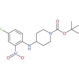 tert-Butyl 4-(4-fluoro-2-nitrophenylamino)piperidine-1-carboxylate