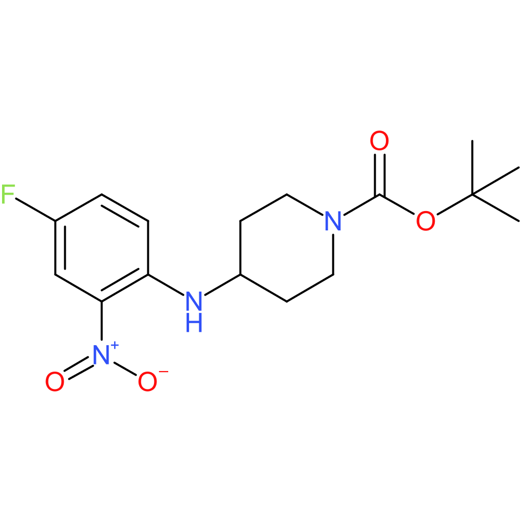 tert-Butyl 4-(4-fluoro-2-nitrophenylamino)piperidine-1-carboxylate