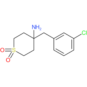 4-Amino-4-[(3-chlorophenyl)methyl]-1Lambda(6)-thiane- 1,1-dione