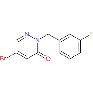 5-Bromo-2-(3-fluorobenzyl)pyridazin-3(2H)-one