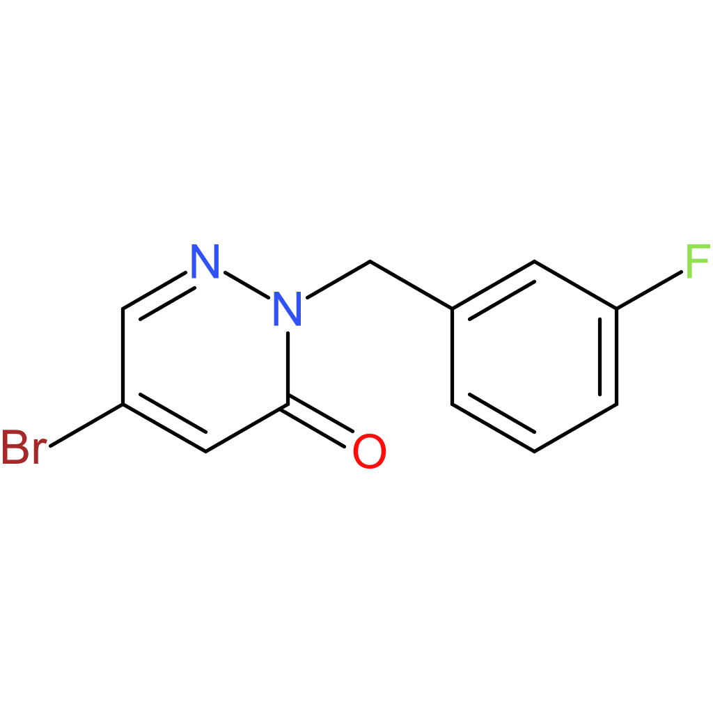 5-Bromo-2-(3-fluorobenzyl)pyridazin-3(2H)-one