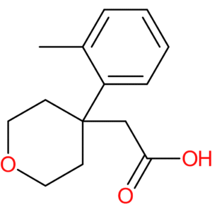 2-(4-o-Tolyl-tetrahydro-2H-pyran-4-yl)acetic acid