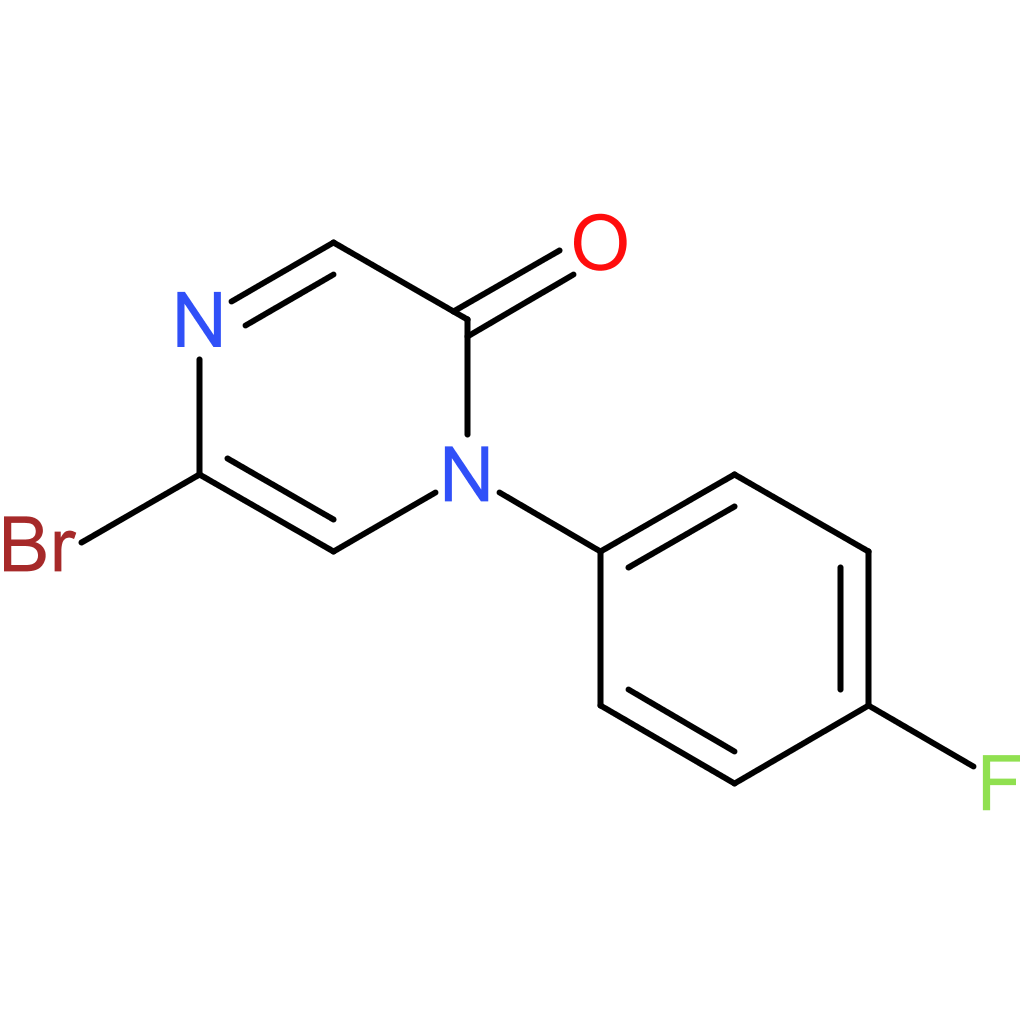 5-Bromo-1-(4-fluorophenyl)pyrazin-2(1H)-one