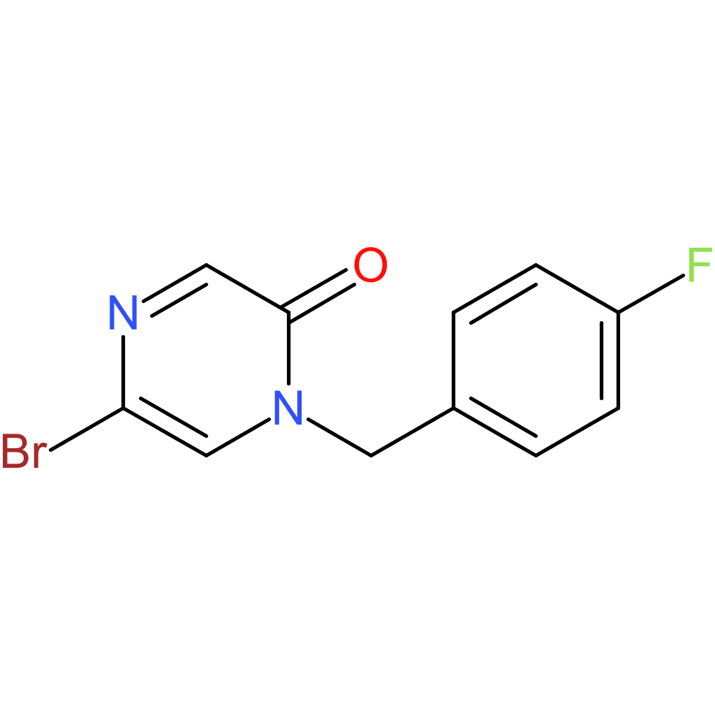 5-Bromo-1-(4-fluorobenzyl)pyrazin-2(1H)-one