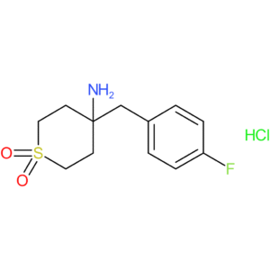 4-Amino-4-[(4-fluorophenyl)methyl]-1Lambda(6)-thiane-1,1-dione hydrochloride