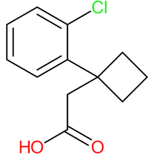 2-[1-(2-Chlorophenyl)cyclobutyl]acetic acid