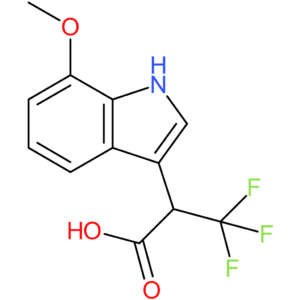 3,3,3-Trifluoro-2-(7-methoxy-1H-indol-3-yl)propanoic acid