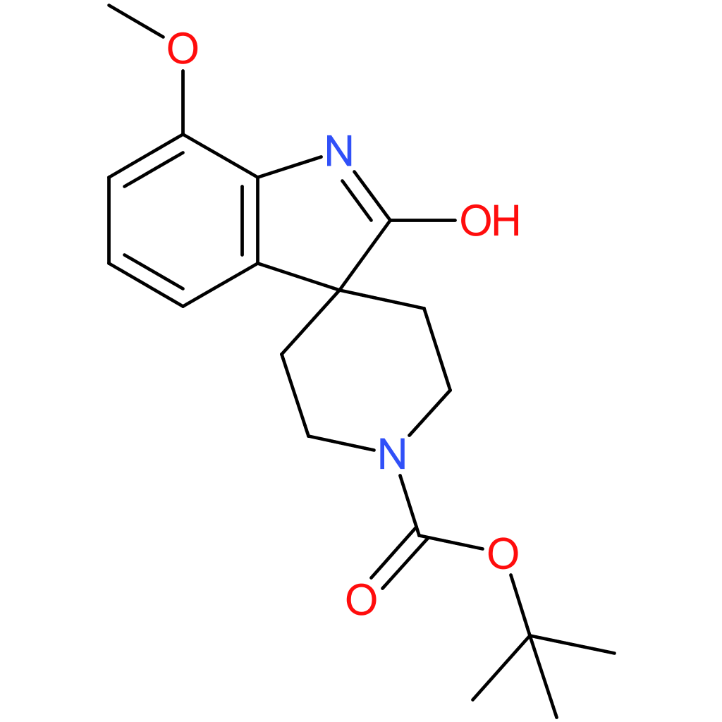 tert-Butyl 7-methoxy-2-oxo-1H-spiro[indole-3,4′-piperidine]-1′-carboxylate