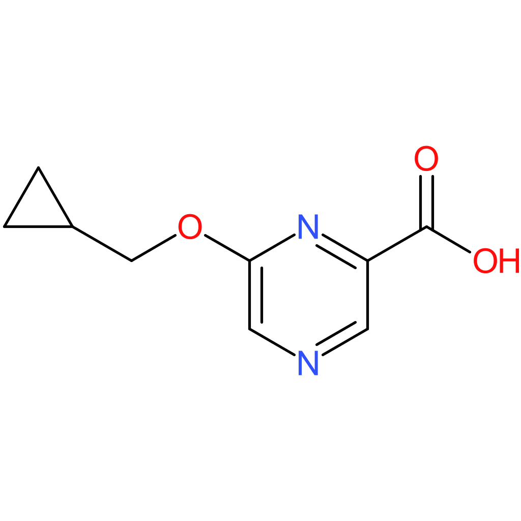 6-(Cyclopropylmethoxy)pyrazine-2-carboxylic acid
