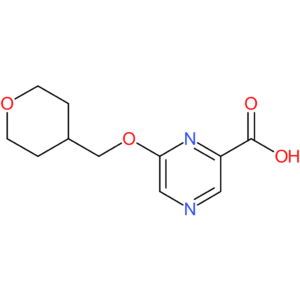 6-[(Tetrahydro-2H-pyran-4-yl)methoxy]pyrazine-2-carboxylic acid