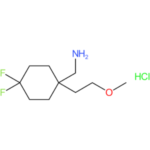 [4,4-Difluoro-1-(2-methoxyethyl)cyclohexyl]methanamine hydrochloride