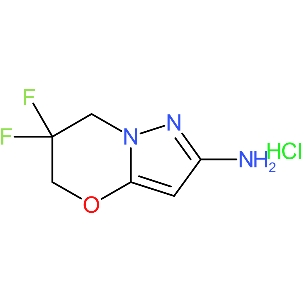 6,6-Difluoro-6,7-dihydro-5H-pyrazolo[5,1-b][1,3]oxazin-2-amine hydrochloride