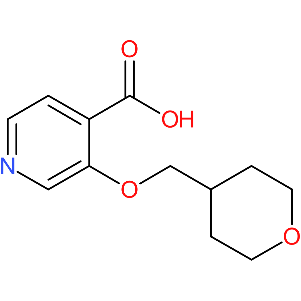 3-[(Tetrahydro-2H-pyran-4-yl)methoxy]isonicotinic acid