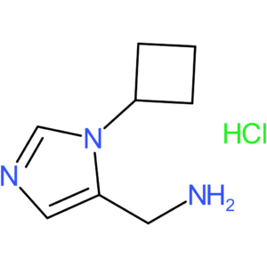 (1-Cyclobutyl-1H-imidazol-5-yl)methanamine hydrochloride