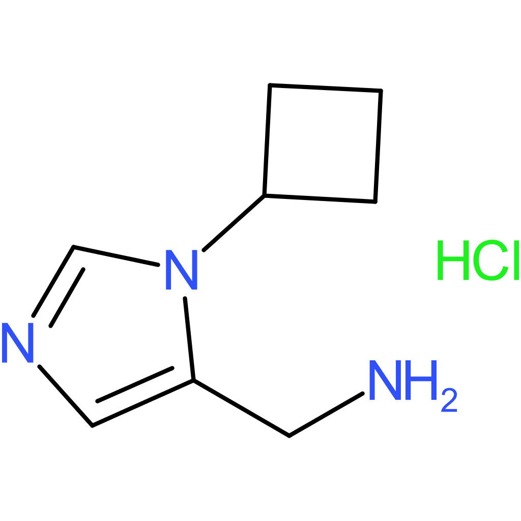 (1-Cyclobutyl-1H-imidazol-5-yl)methanamine hydrochloride