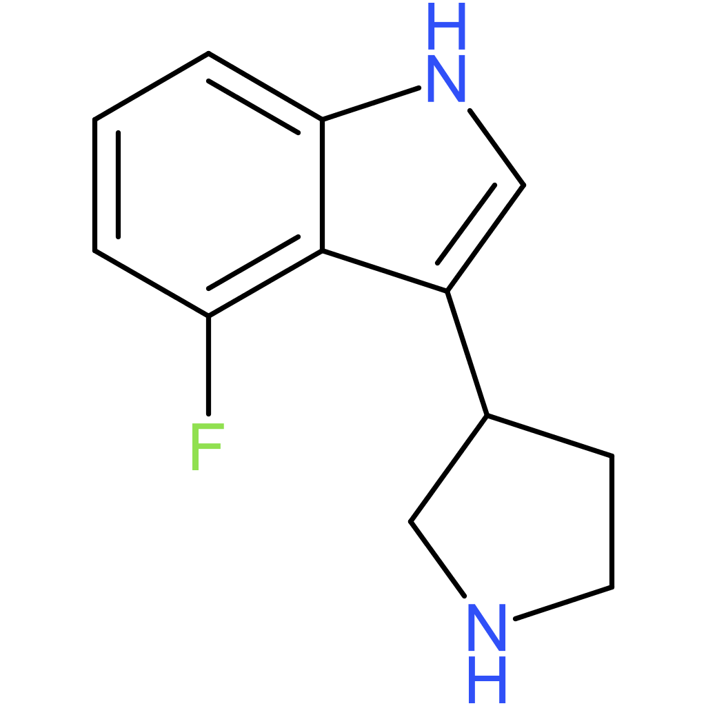 4-Fluoro-3-(pyrrolidin-3-yl)-1H-indole