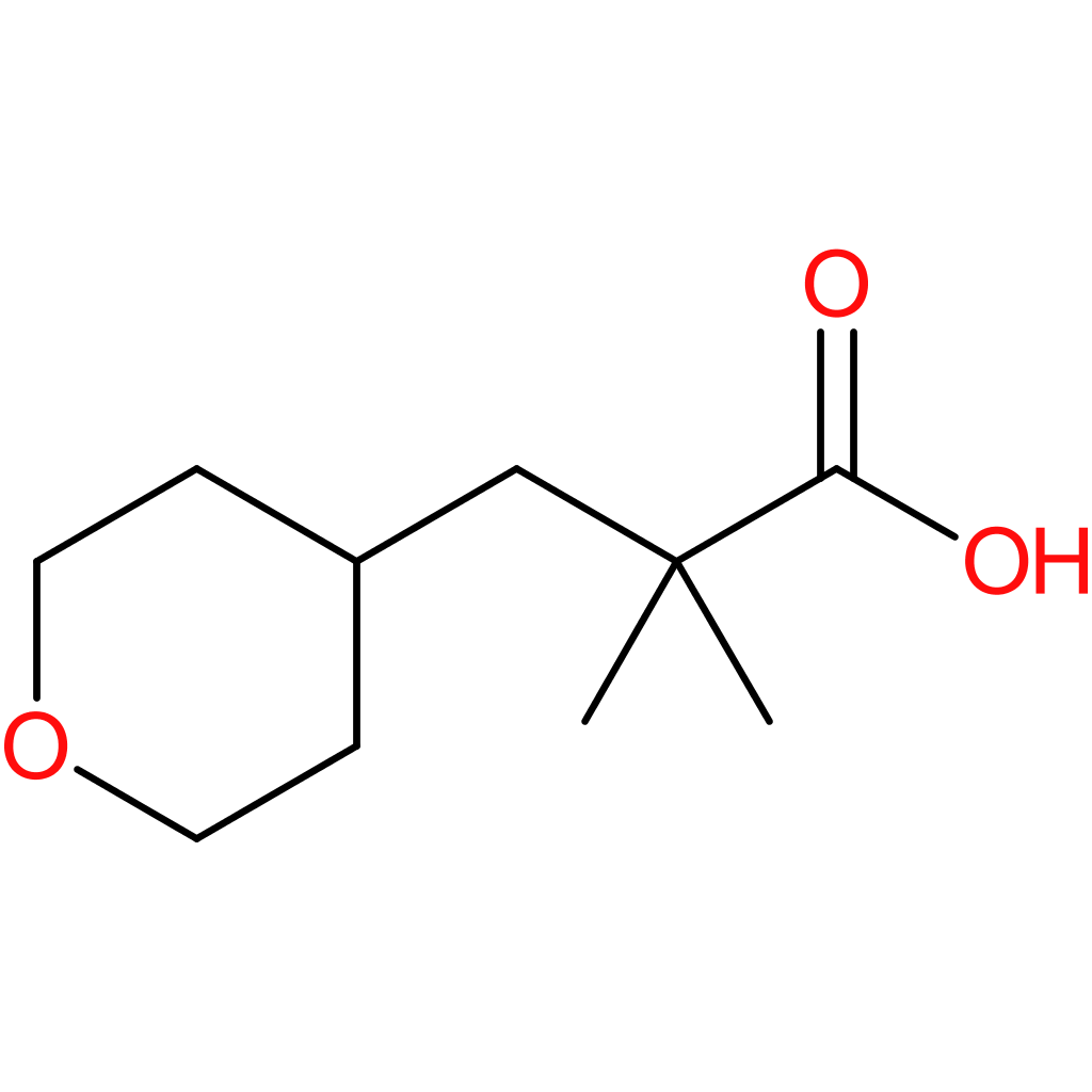 2,2-Dimethyl-3-(tetrahydro-2H-pyran-4-yl)propanoic acid