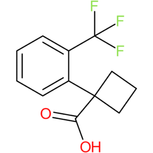 1-[2-(Trifluoromethyl)phenyl]cyclobutanecarboxylic acid