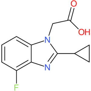 2-{2-Cyclopropyl-4-fluoro-1H-benzo[d]imidazol-1-yl}acetic acid