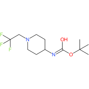 tert-Butyl 1-(2,2,2-trifluoroethyl)piperidin-4-ylcarbamate
