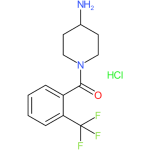 (4-Aminopiperidin-1-yl)[2-(trifluoromethyl)phenyl]methanone hydrochloride