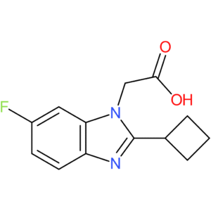 2-{2-Cyclobutyl-6-fluoro-1H-benzo[d]imidazol-1-yl}acetic acid