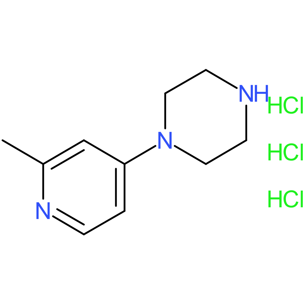 1-(2-Methylpyridin-4-yl)piperazine trihydrochloride