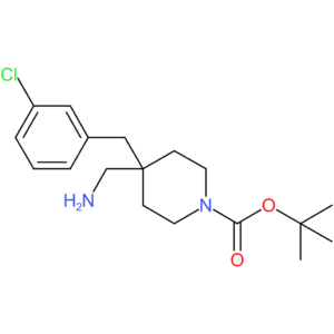 tert-Butyl 4-(aminomethyl)-4-(3-chlorobenzyl)piperidine-1-carboxylate