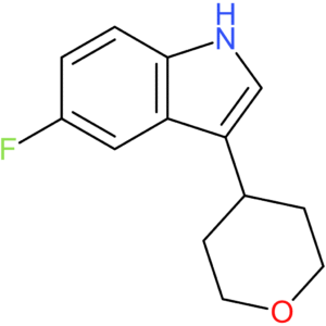 5-Fluoro-3-(tetrahydro-2H-pyran-4-yl)-1H-indole