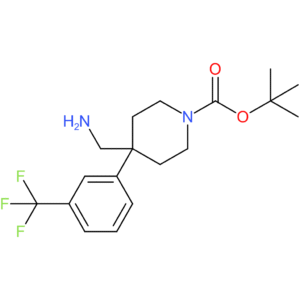 tert-Butyl 4-(aminomethyl)-4-[3-(trifluoromethyl)phenyl]piperidine-1-carboxylate