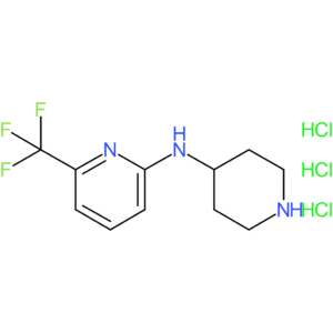 N-(Piperidin-4-yl)-6-(trifluoromethyl)pyridin-2-amine trihydrochloride