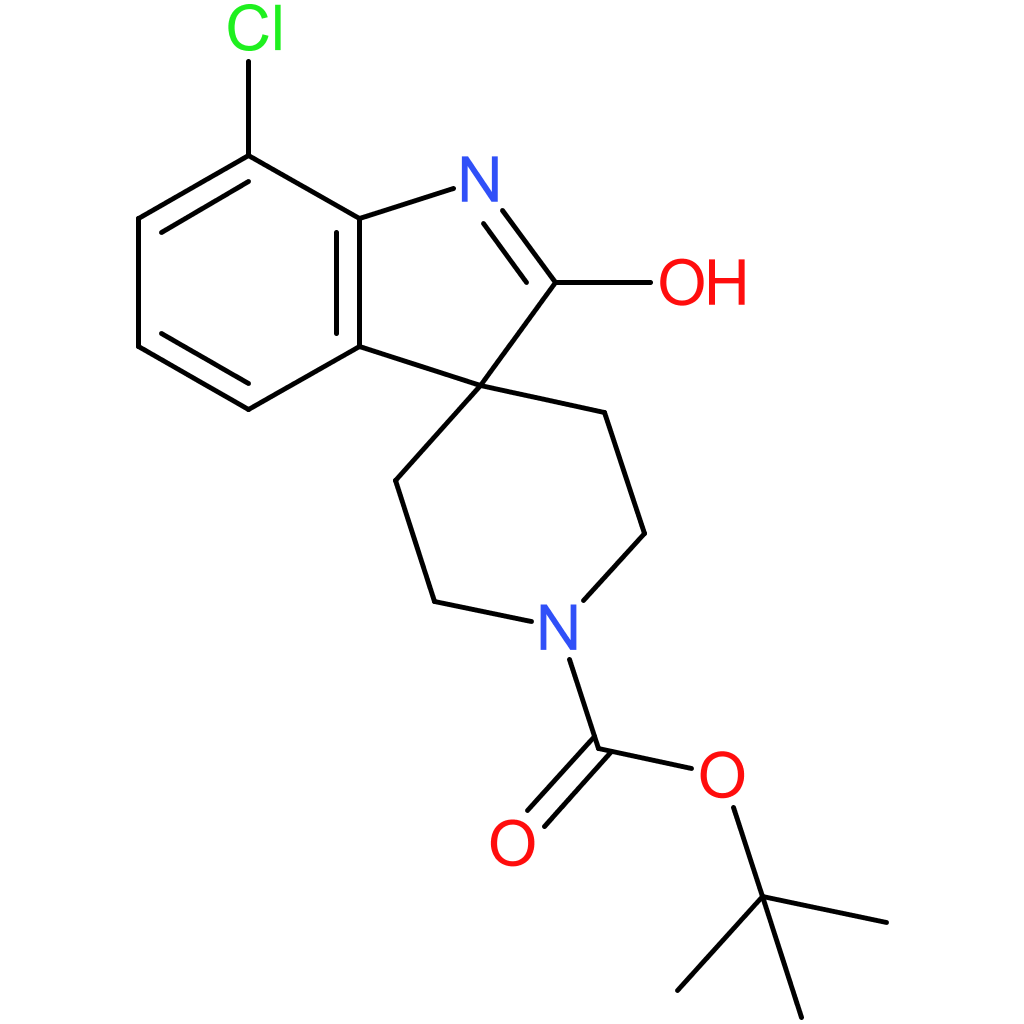 tert-Butyl 7-chloro-2-oxo-1,2-dihydrospiro[indole-3,4′-piperidine]-1′-carboxylate