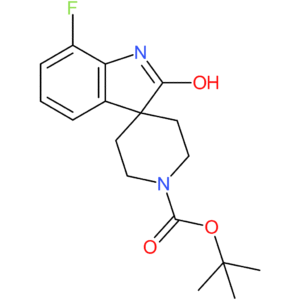 tert-Butyl 7-fluoro-2-oxo-1,2-dihydrospiro[indole-3,4′-piperidine]-1′-carboxylate
