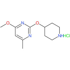 4-Methoxy-6-methyl-2-(piperidin-4-yloxy)pyrimidine hydrochloride