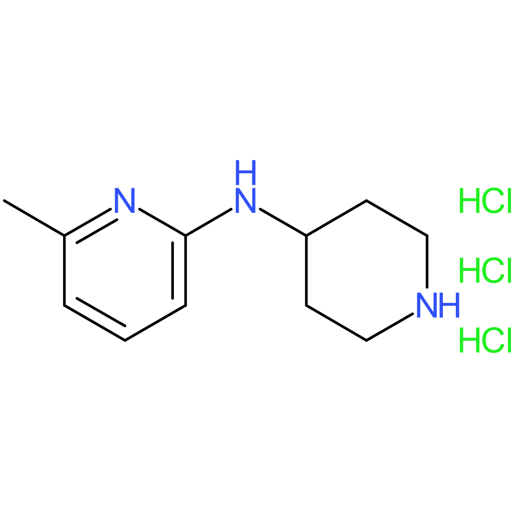 6-Methyl-N-(piperidin-4-yl)pyridin-2-amine trihydrochloride