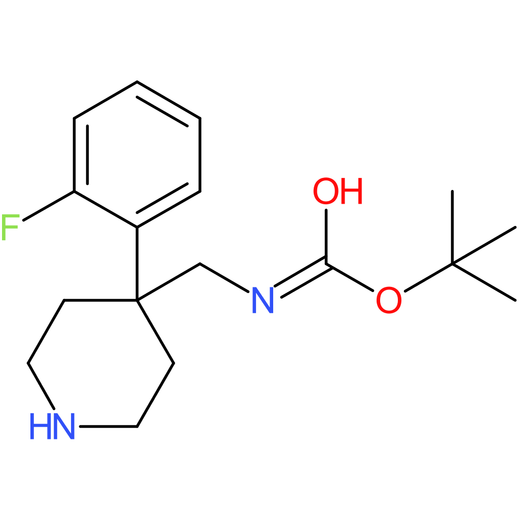tert-Butyl {[4-(2-fluorophenyl)piperidin-4-yl]methyl}carbamate