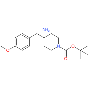 tert-Butyl 4-amino-4-(4-methoxybenzyl)piperidine-1-carboxylate