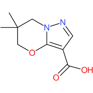 6,6-Dimethyl-6,7-dihydro-5H-pyrazolo[5,1-b][1,3]oxazine-3-carboxylic acid