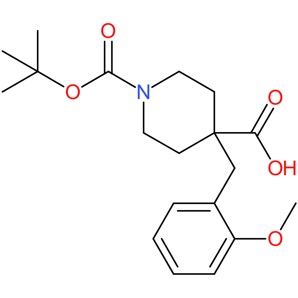 1-(tert-Butoxycarbonyl)-4-(2-methoxybenzyl)piperidine-4-carboxylic acid