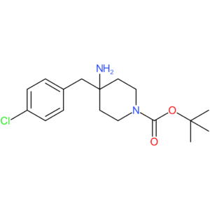 tert-Butyl 4-amino-4-(4-chlorobenzyl)piperidine-1-carboxylate